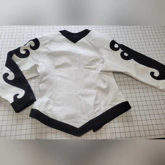 Global Identity G3 Black & White Western Leather Jacket